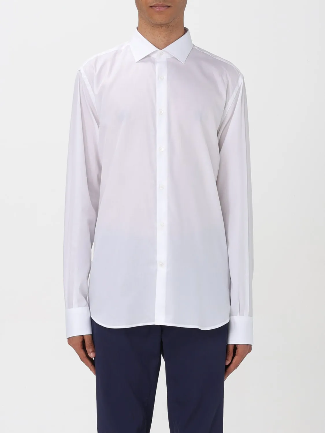 Camicia basic Brooksfield in misto cotone