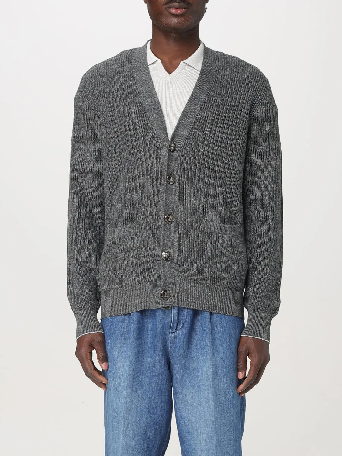 Cardigan Brunello Cucinelli in misto cotone