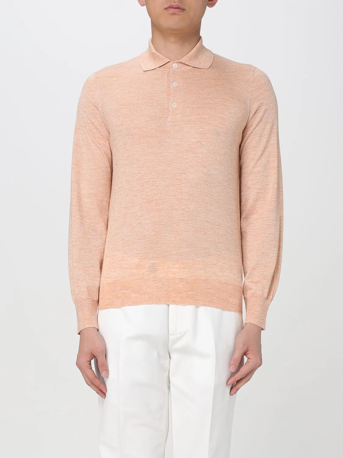 Polo in cashmere seta e lino Brunello Cucinelli