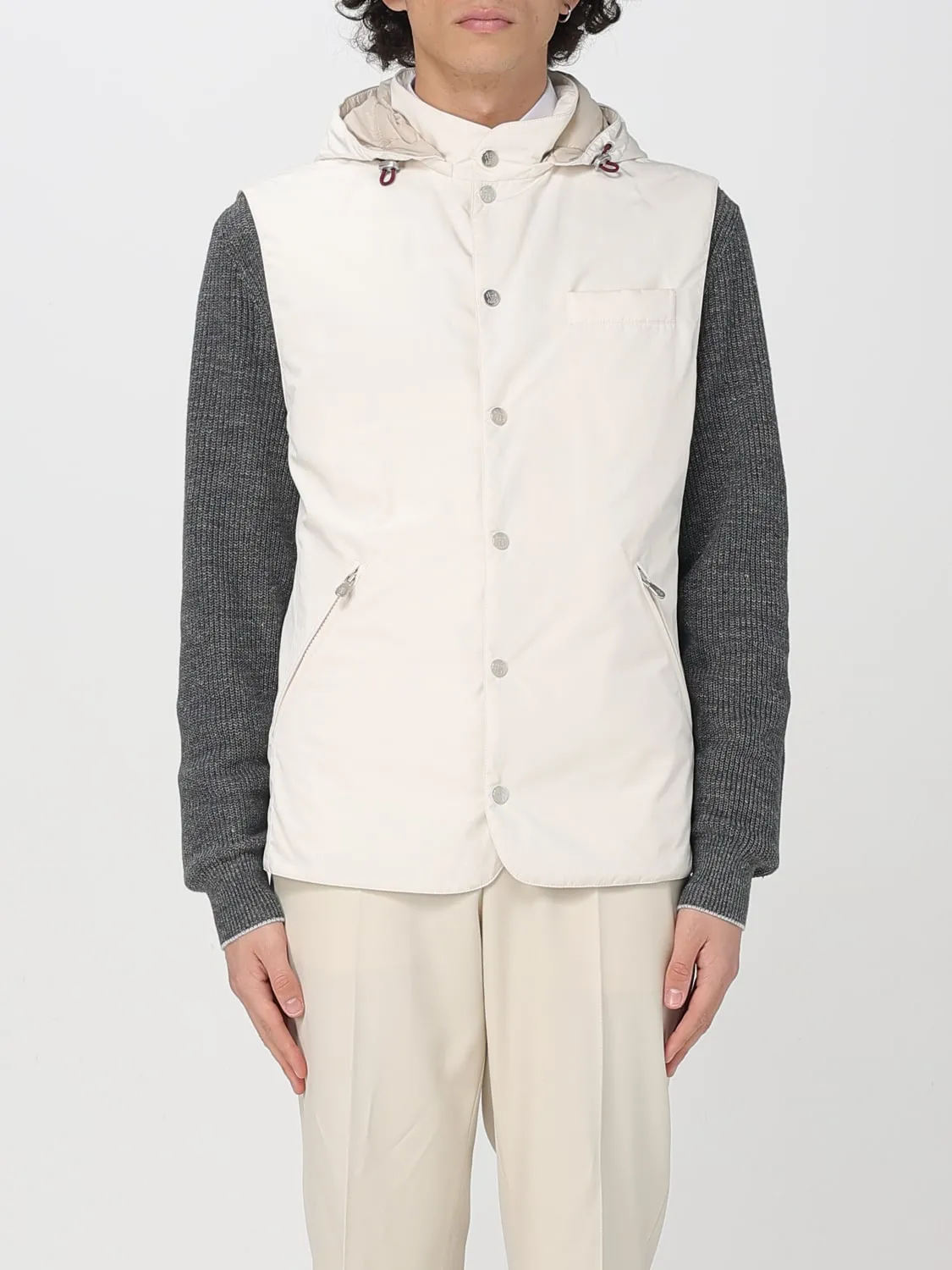 Gilet imbottito Brunello Cucinelli in misto nylon