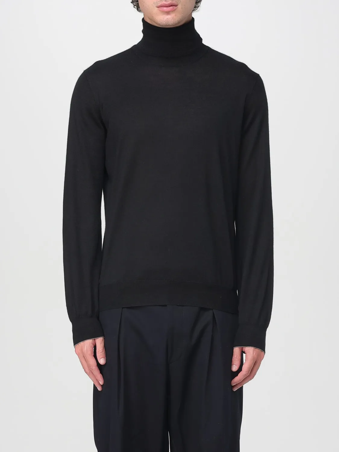 Pullover dolcevita Brunello Cucinelli in cashmere e seta