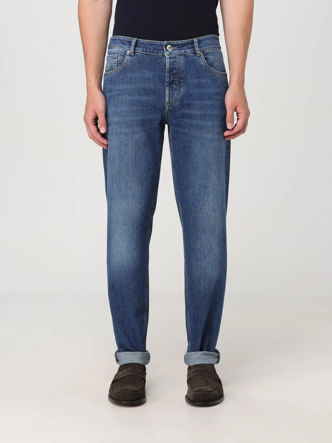 Jeans a 5 tasche Brunello Cucinelli