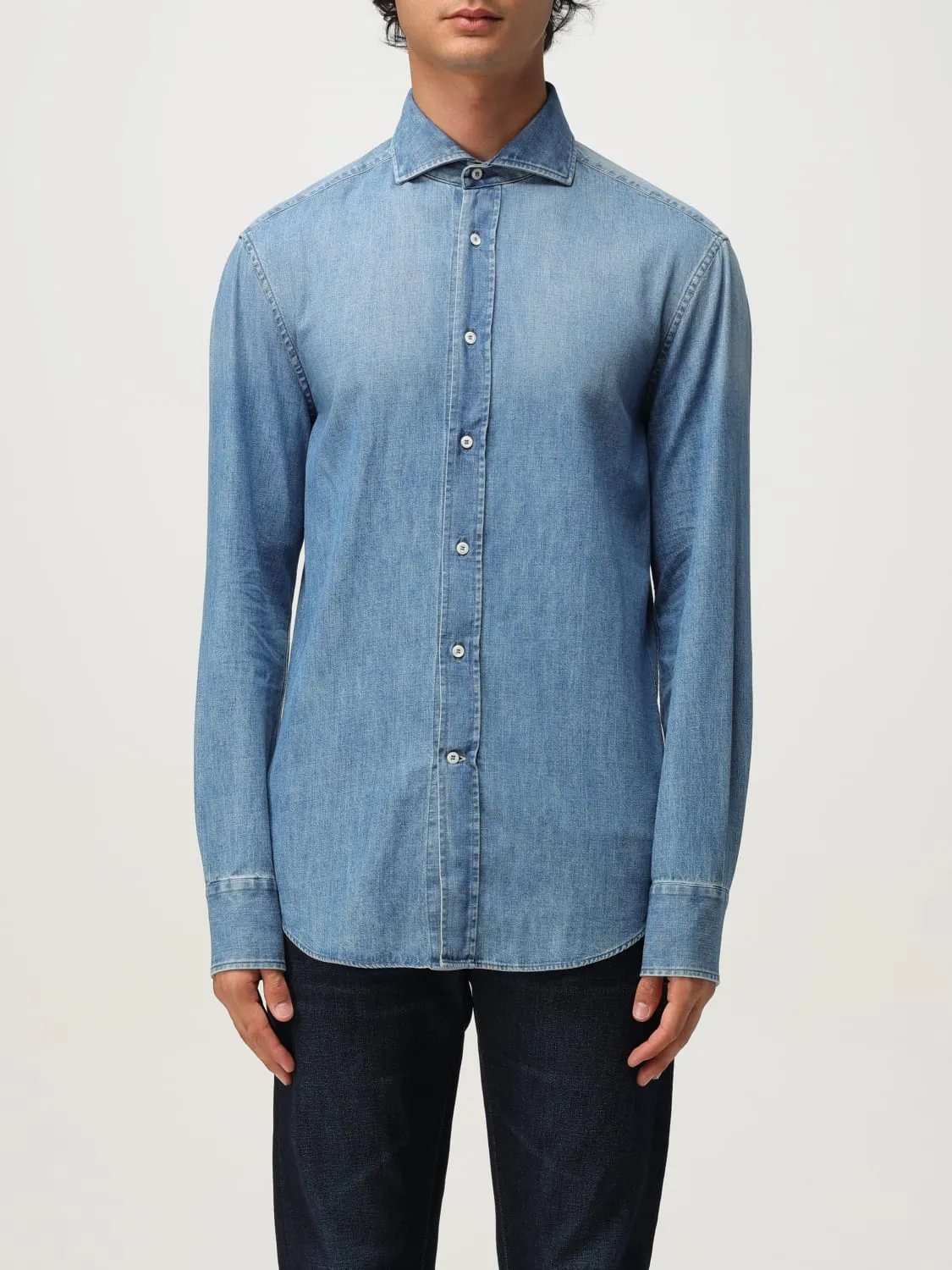 Camicia casual Brunello Cucinelli in cotone