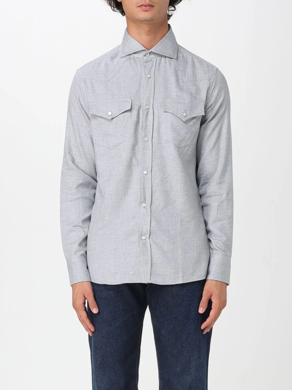 Camicia Brunello Cucinelli in misto cotone