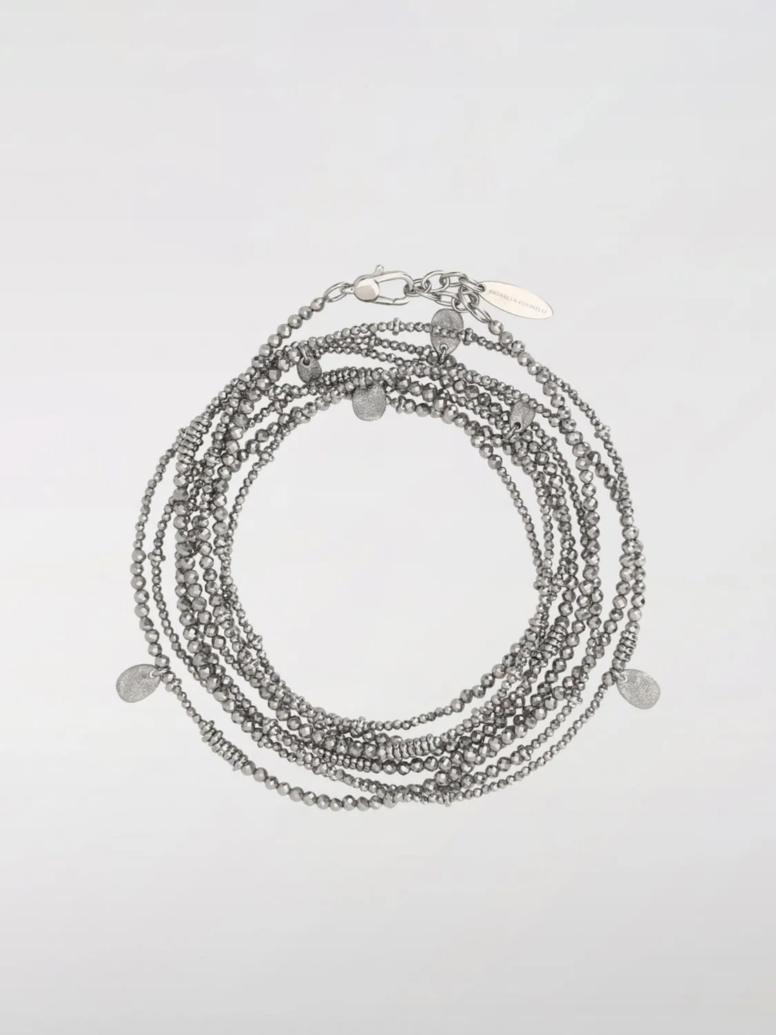 Bracciale Brunello Cucinelli in argento 925 ed ematite