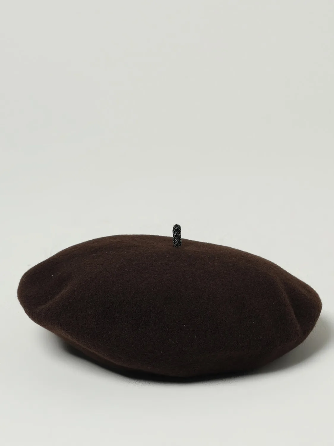 Basco Brunello Cucinelli in feltro di lana con monile