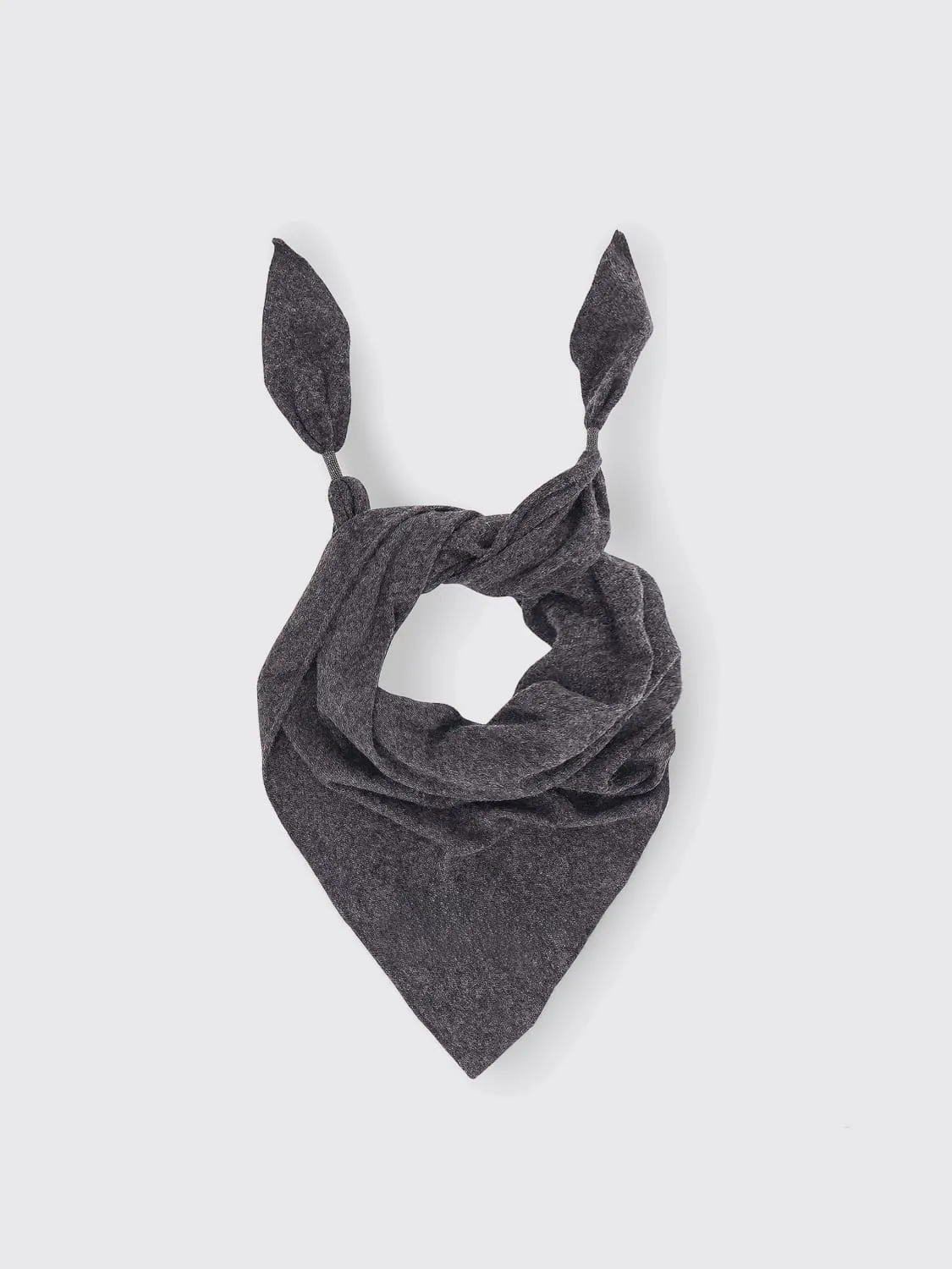 Sciarpa Brunello Cucinelli in cashmere con monile