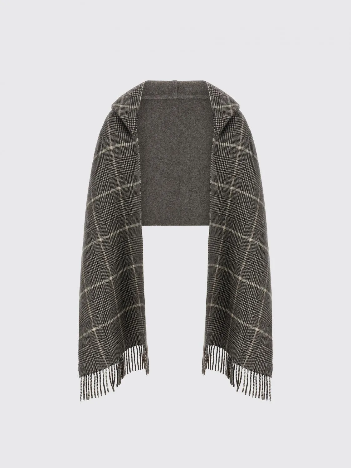 Sciarpa Brunello Cucinelli in cashmere con cappuccio