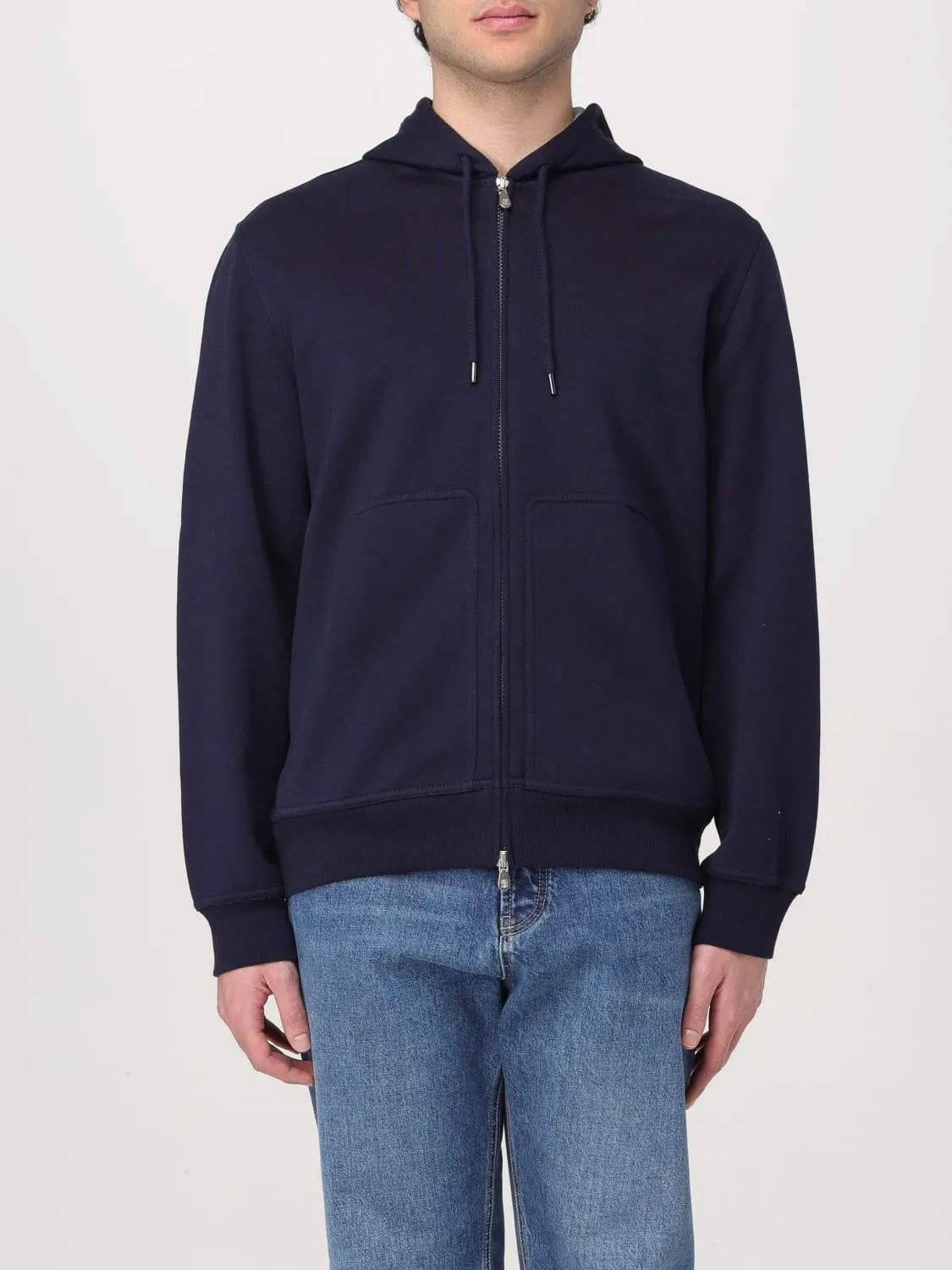 Felpa con cappuccio Brunello Cucinelli in cotone