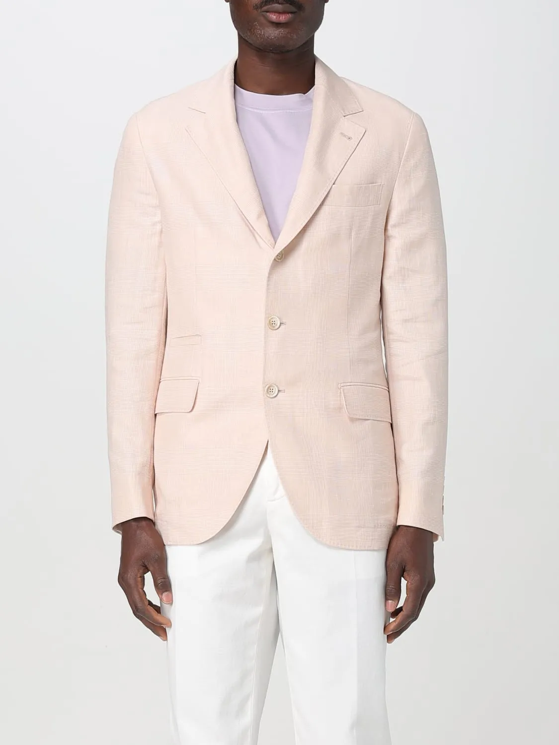 Blazer a monopetto Brunello Cucinelli in misto lino