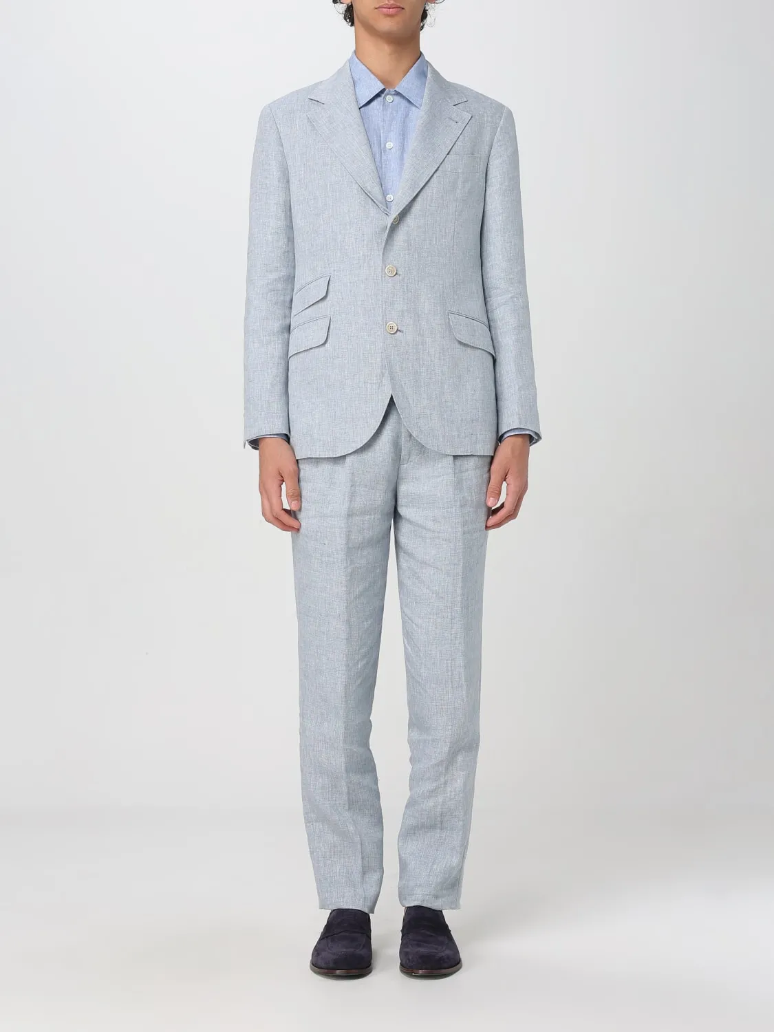 Abito a monopetto Brunello Cucinelli in lino