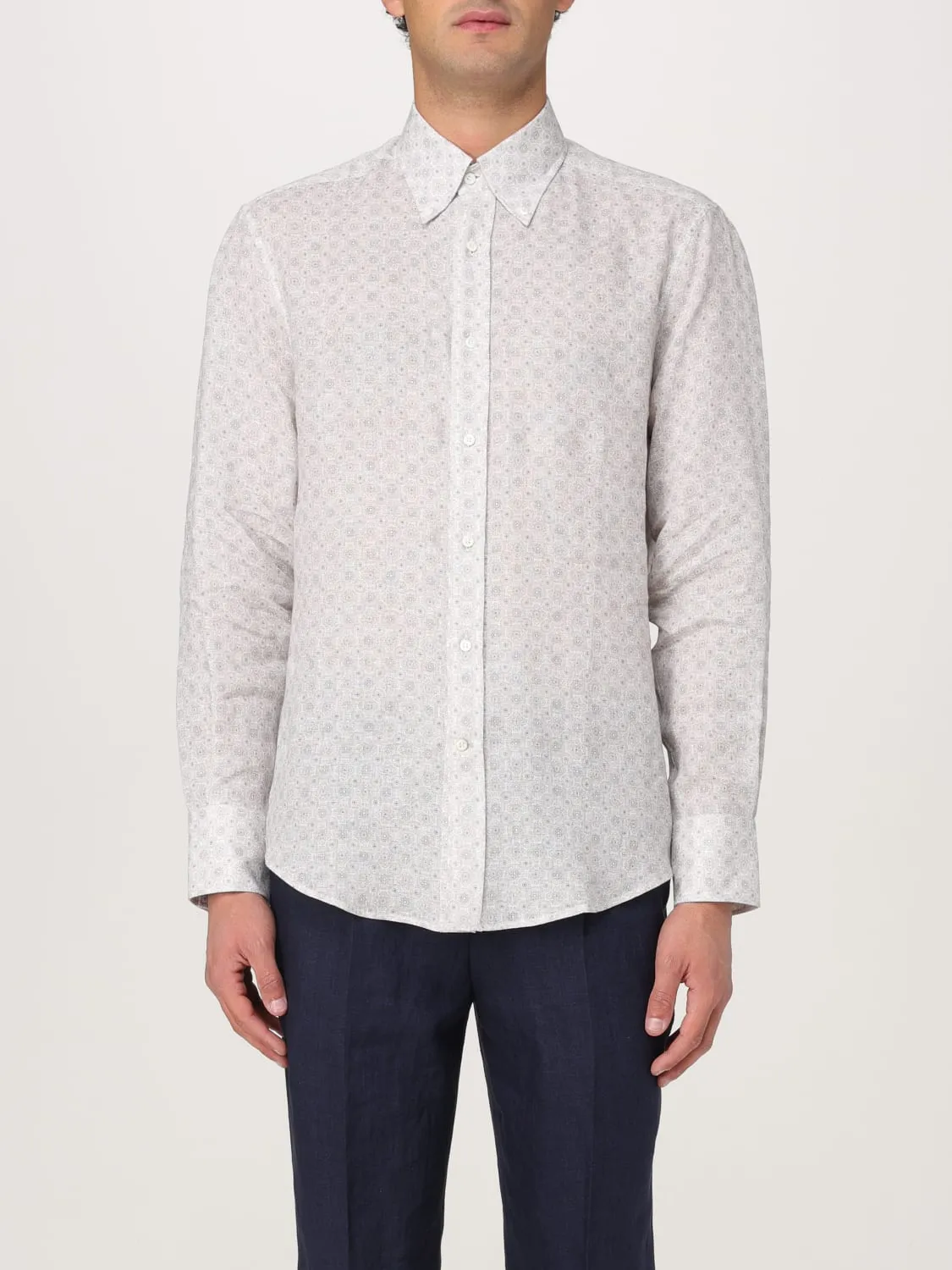 Camicia classica Brunello Cucinelli in lino
