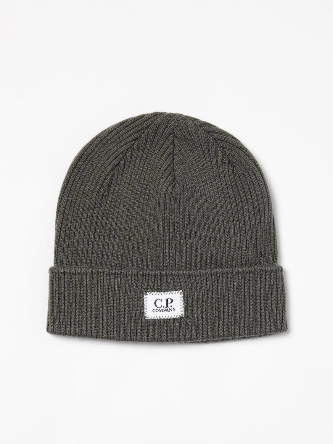 Cappello C.P. Company in maglia di cotone a coste