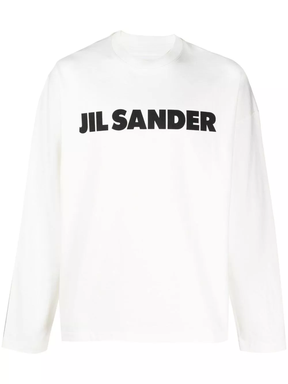 T-shirt manica lunga in cotone di Jil sander