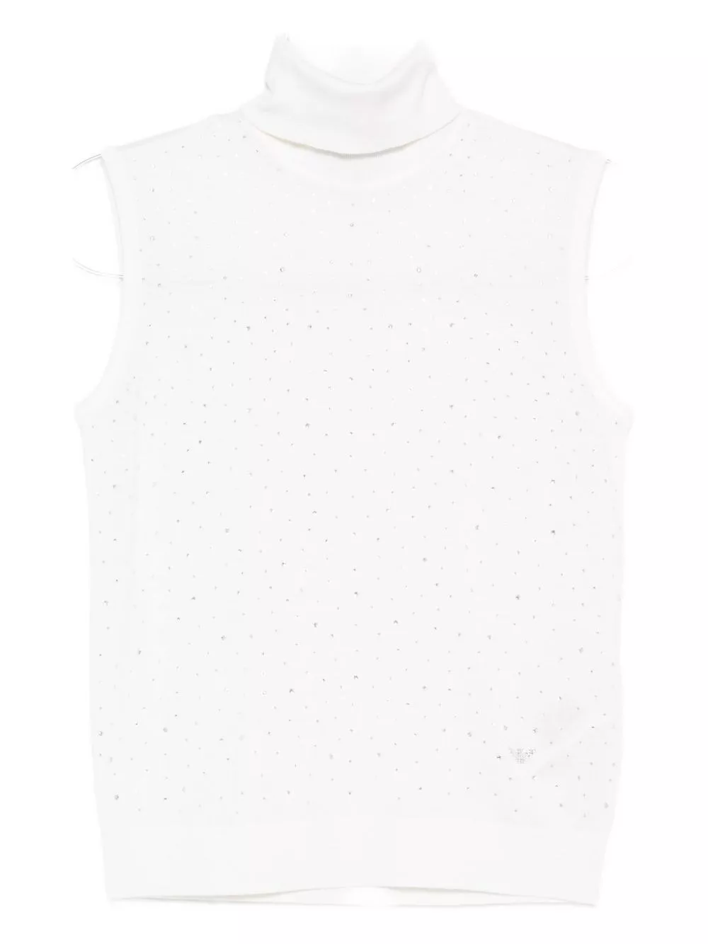 Top collo alto in lana di Emporio armani