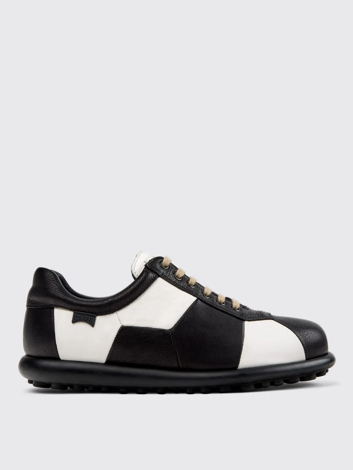 Sneakers Pelotas Camper in pelle bicolor conciata al vegetale