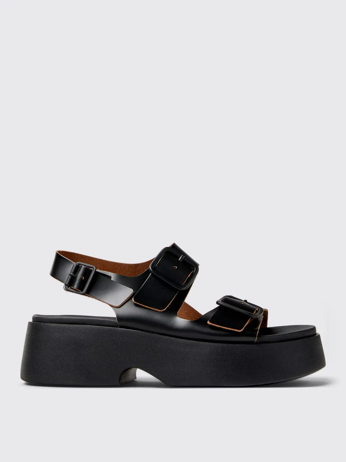 Sandalo Tasha Camper in pelle spazzolata