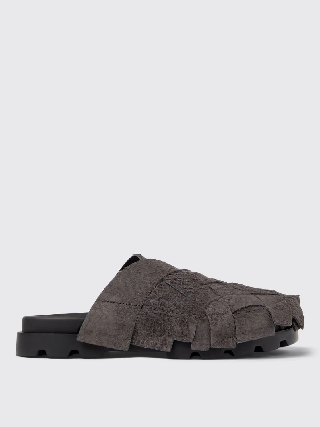 Sabot Brutus CamperLab in camoscio intrecciato