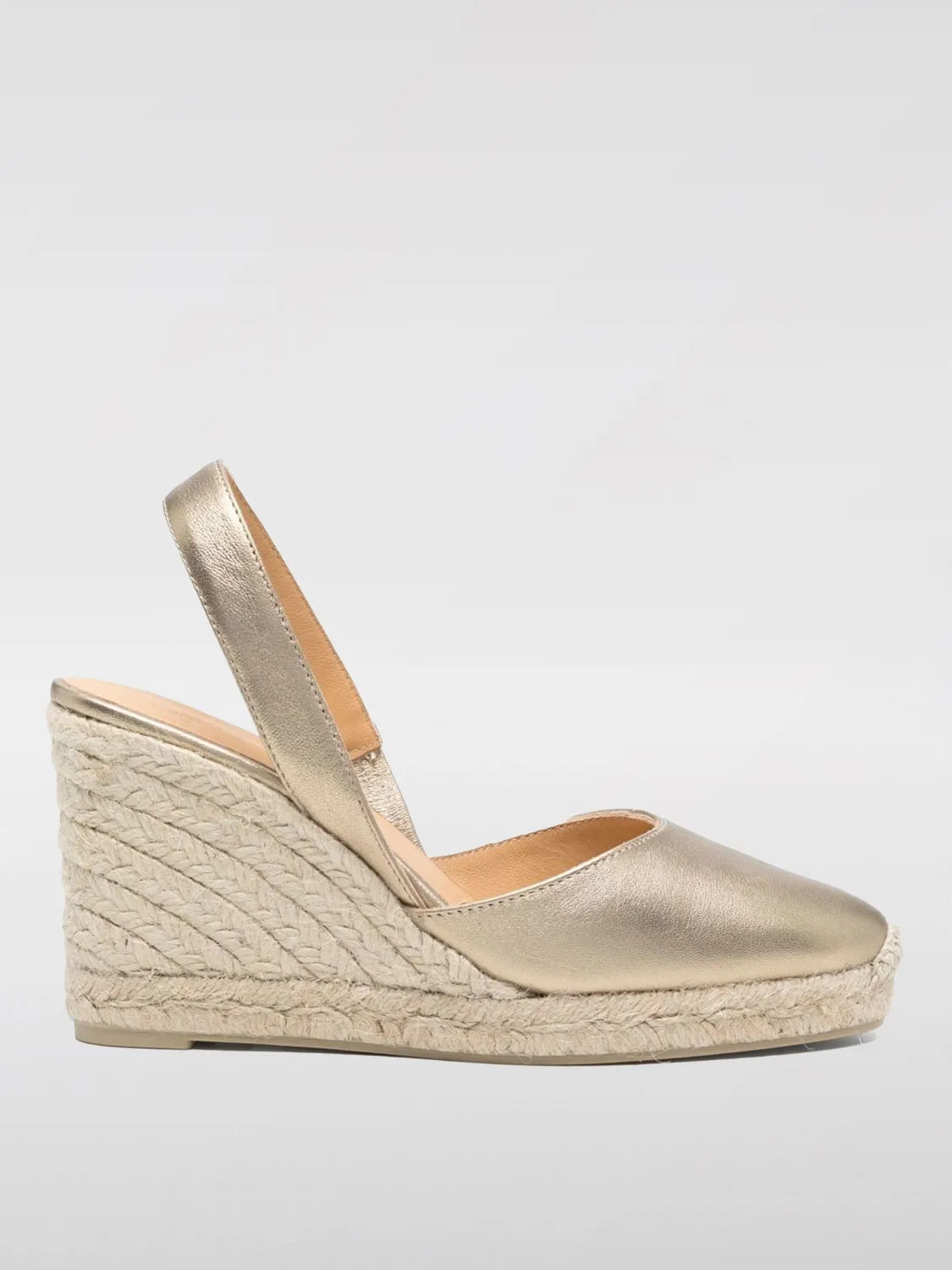 Espadrillas Carissa Castañer in pelle laminata
