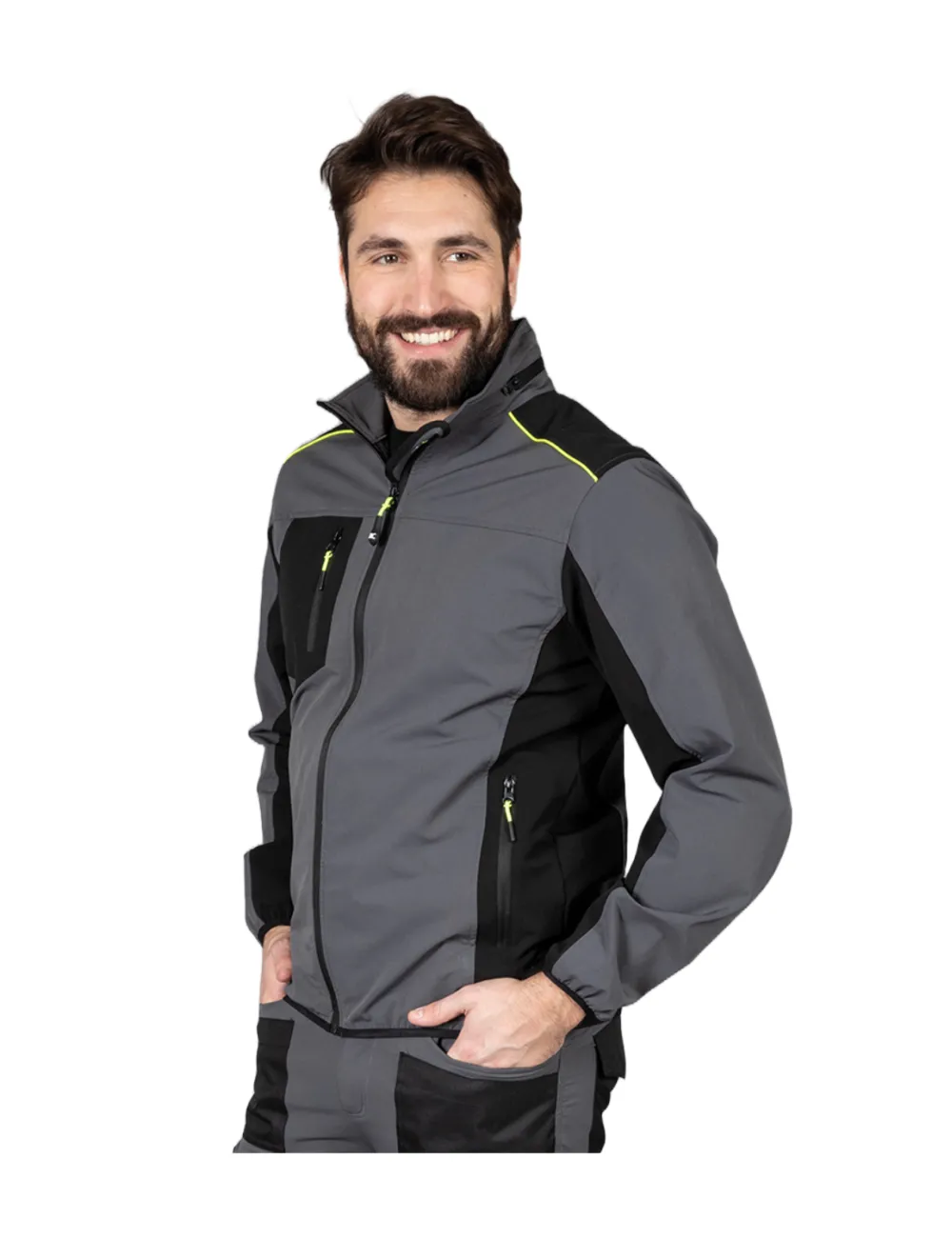 Chaqueta Aprica Medium impermeable con bolsillos.