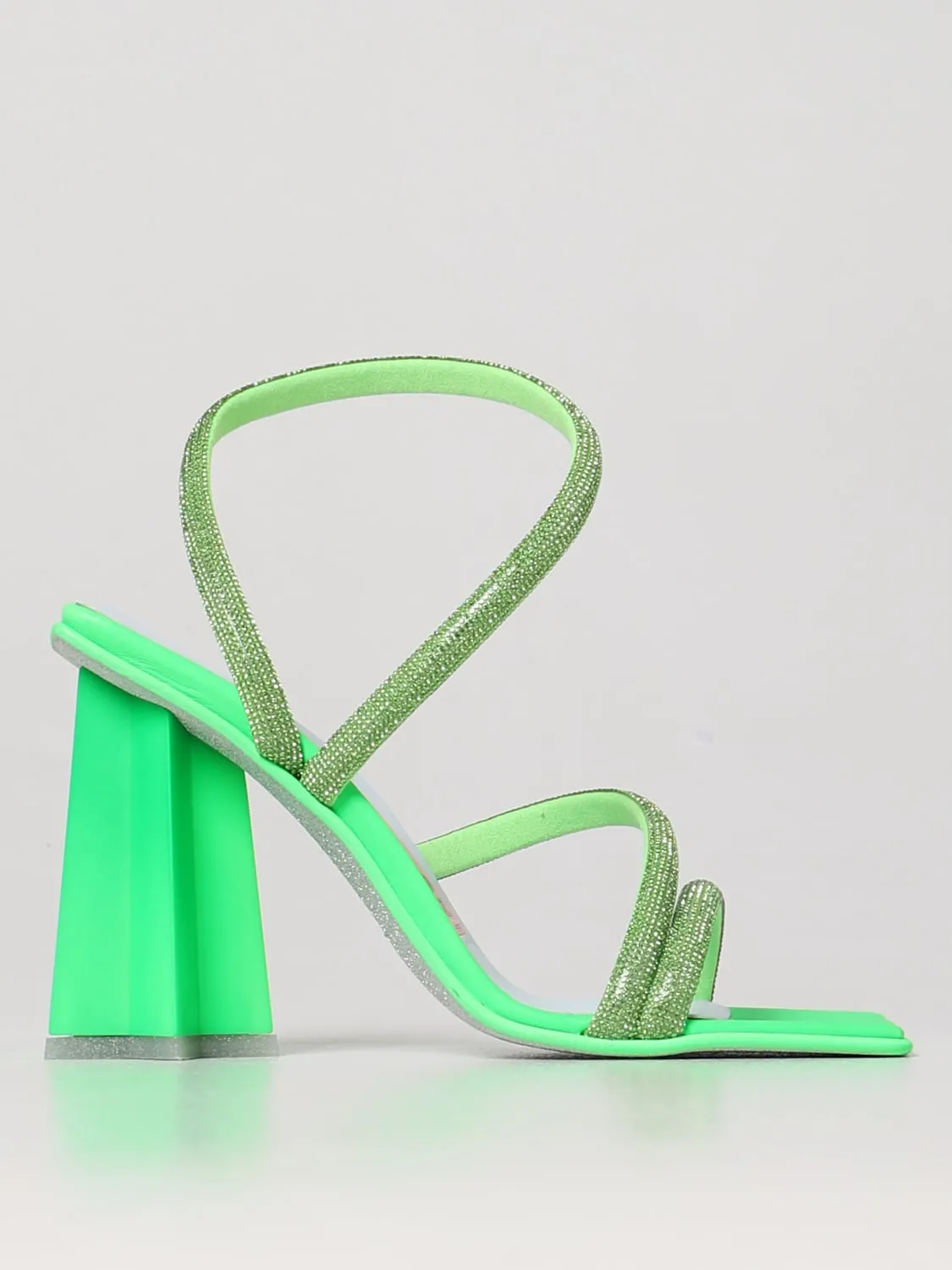 Sandalo Andromeda Chiara Ferragni in tessuto e strass