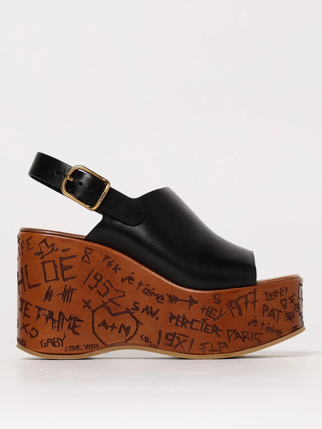 Sandalo Maxime Chloè in pelle