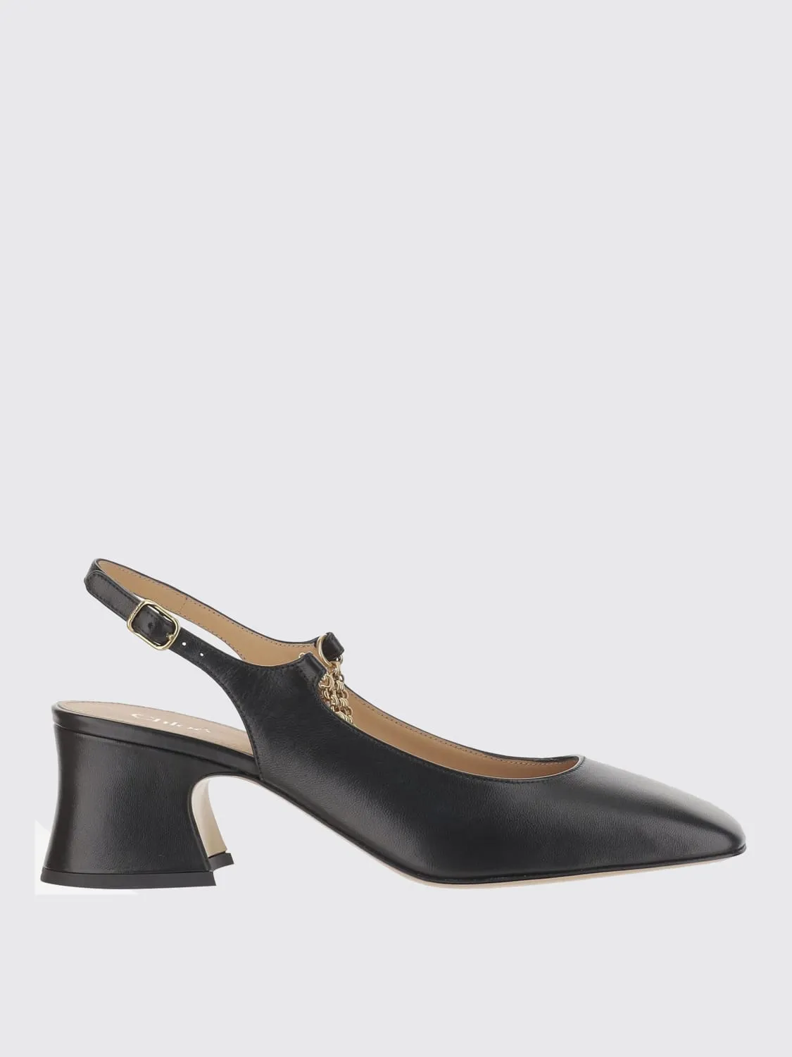 Slingback Chloé in pelle