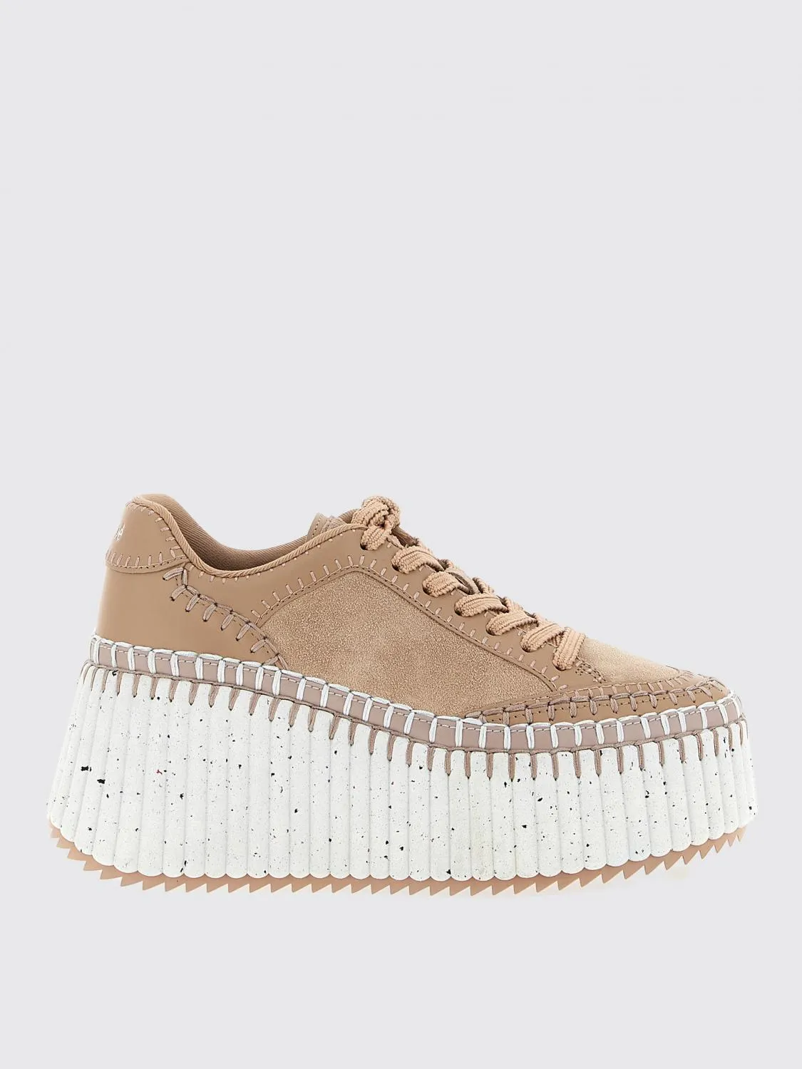 Sneakers con zeppa Nama Chloé in pelle