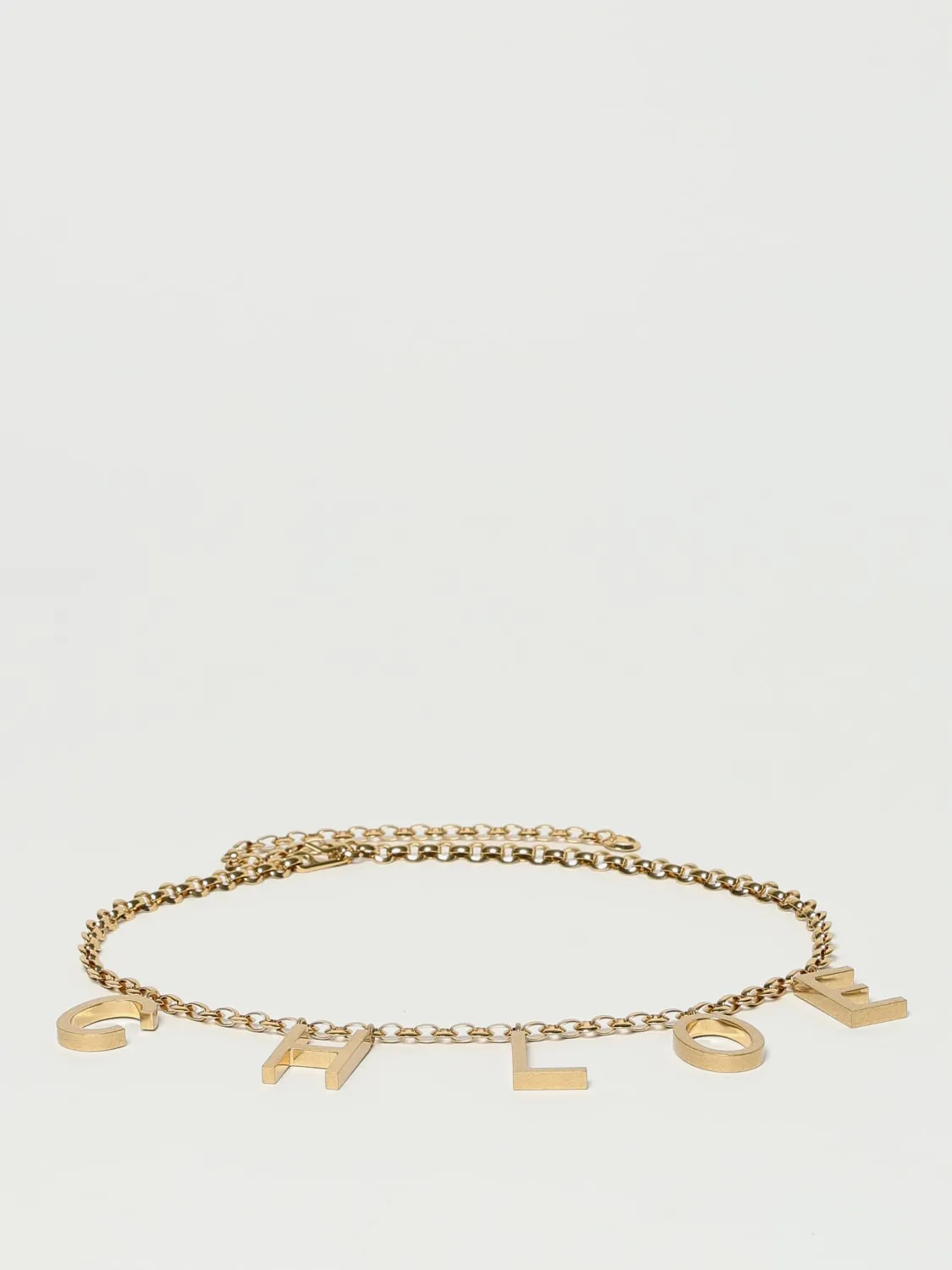 Cintura Letters Chloé in ottone