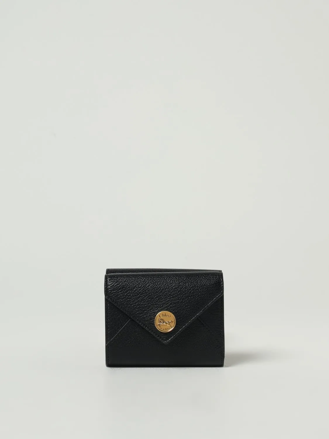 Portafoglio Envelope Chloé in pelle a grana