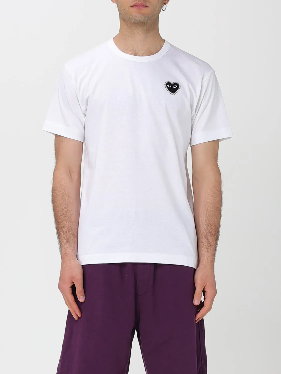 T-shirt basic Comme Des Garçons Play in cotone