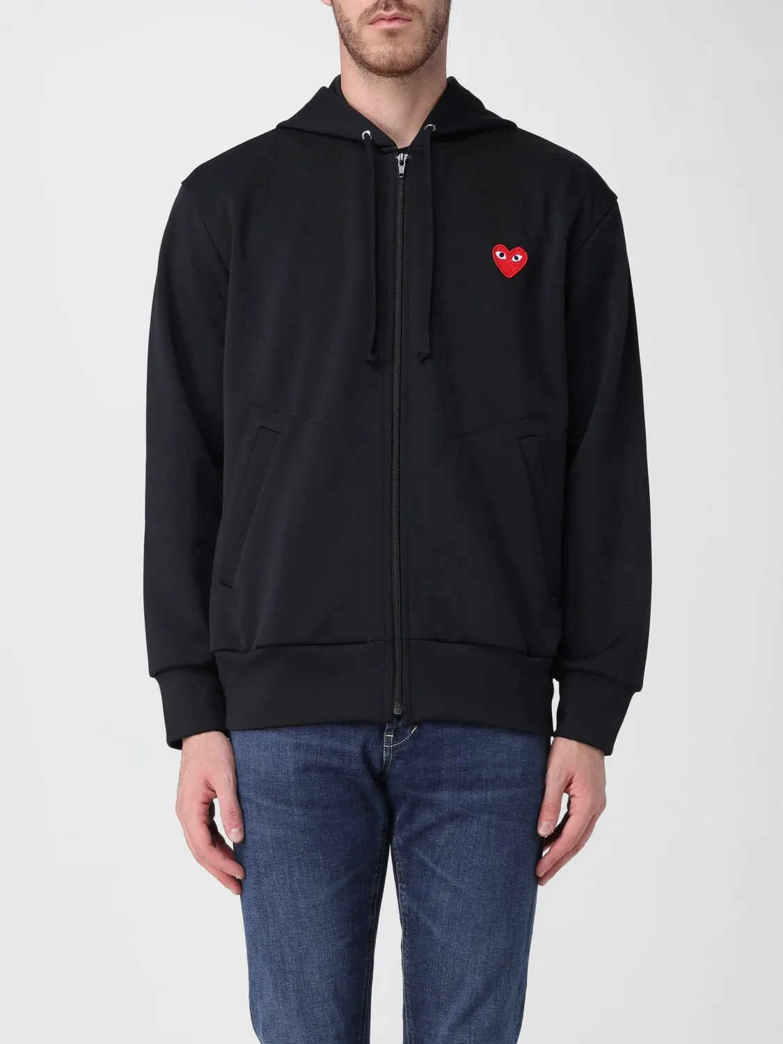 Felpa Comme Des Garçons Play in cotone