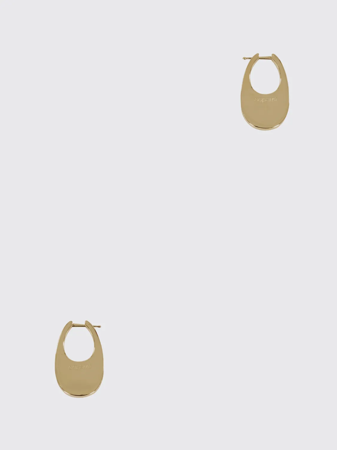 Orecchini Swipe Coperni in ottone