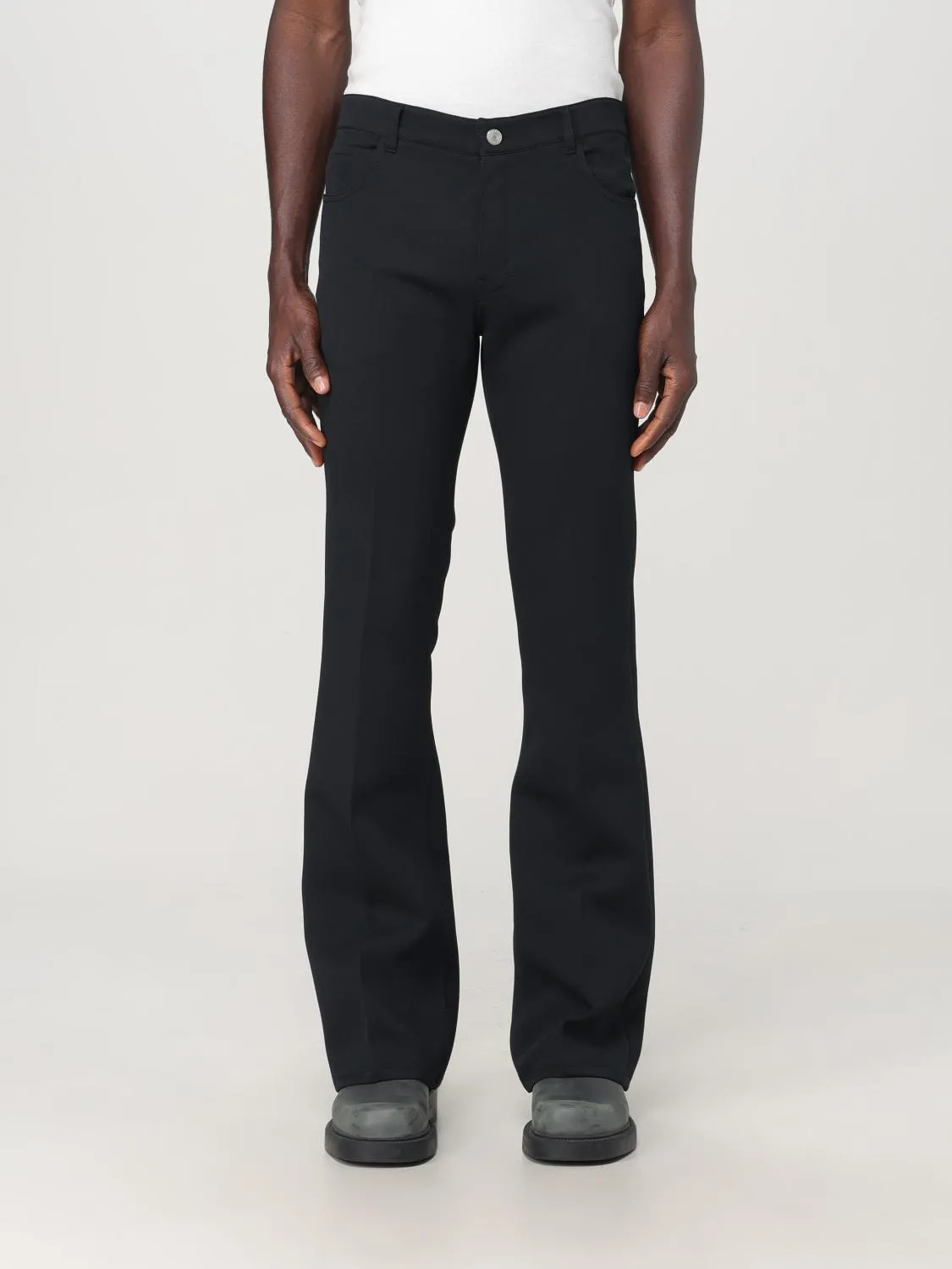 Pantalone '70 Courrèges in tessuto misto acetato