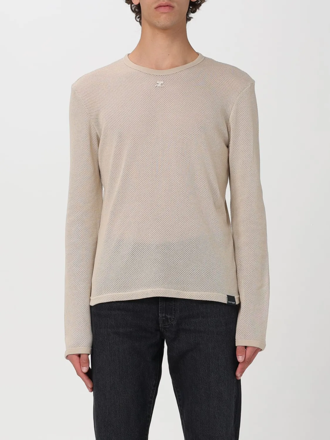 T-shirt Courrèges in mesh