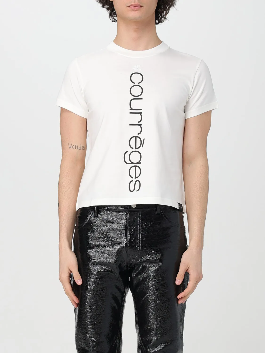 T-shirt di cotone Courréges