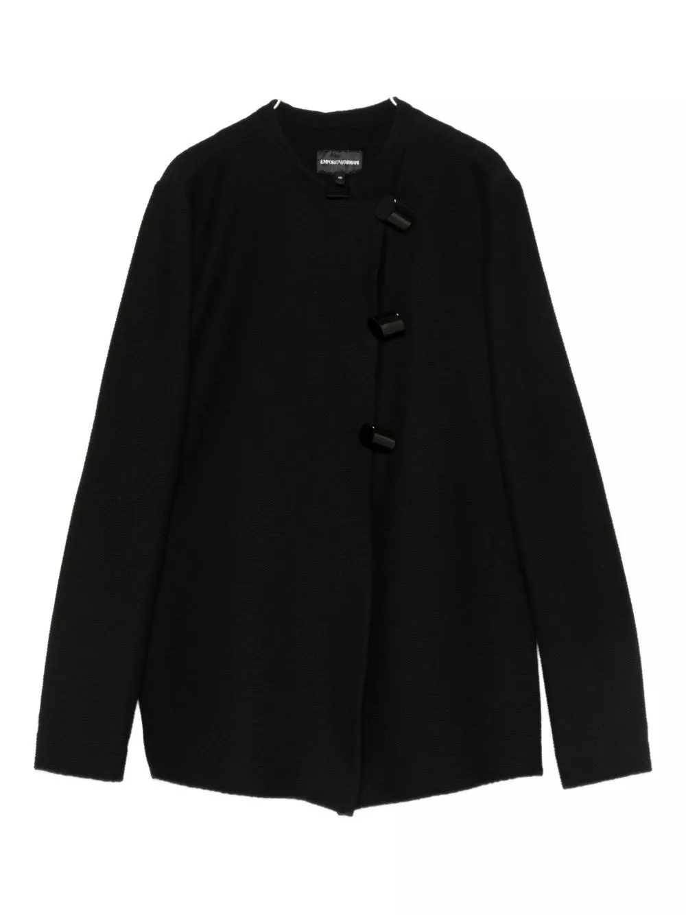 Blazer monopetto in cotone di Emporio armani