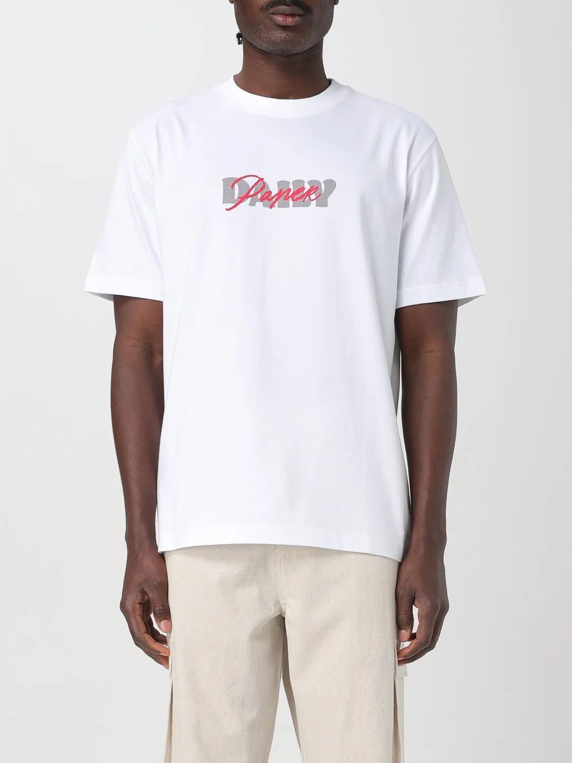 T-shirt in cotone con logo Daily Paper