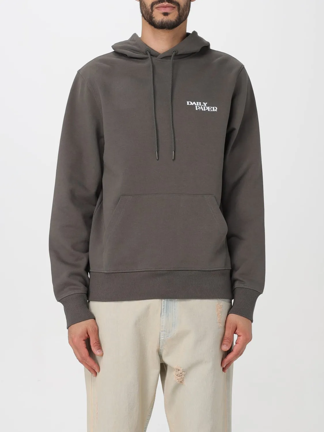 Felpa Daily Paper in jersey con cappuccio