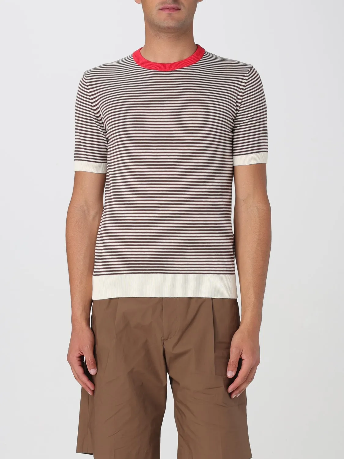 Maglia a girocollo a righe Daniele Alessandrini