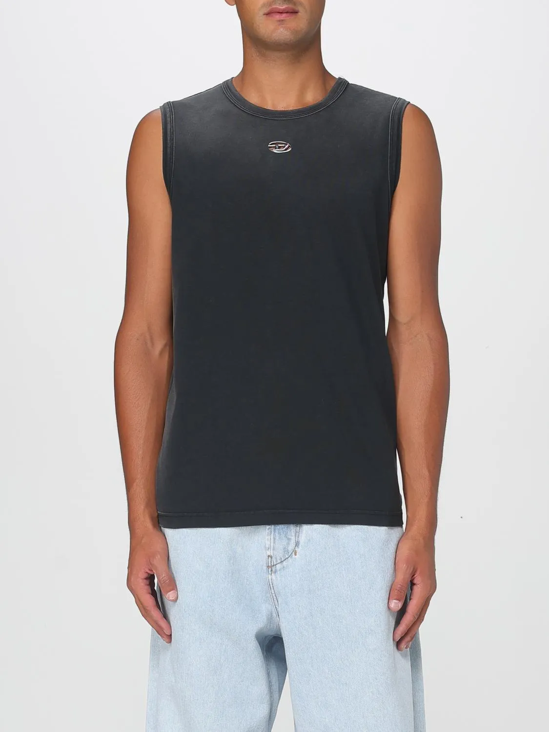 Canotta basic Diesel in cotone con logo