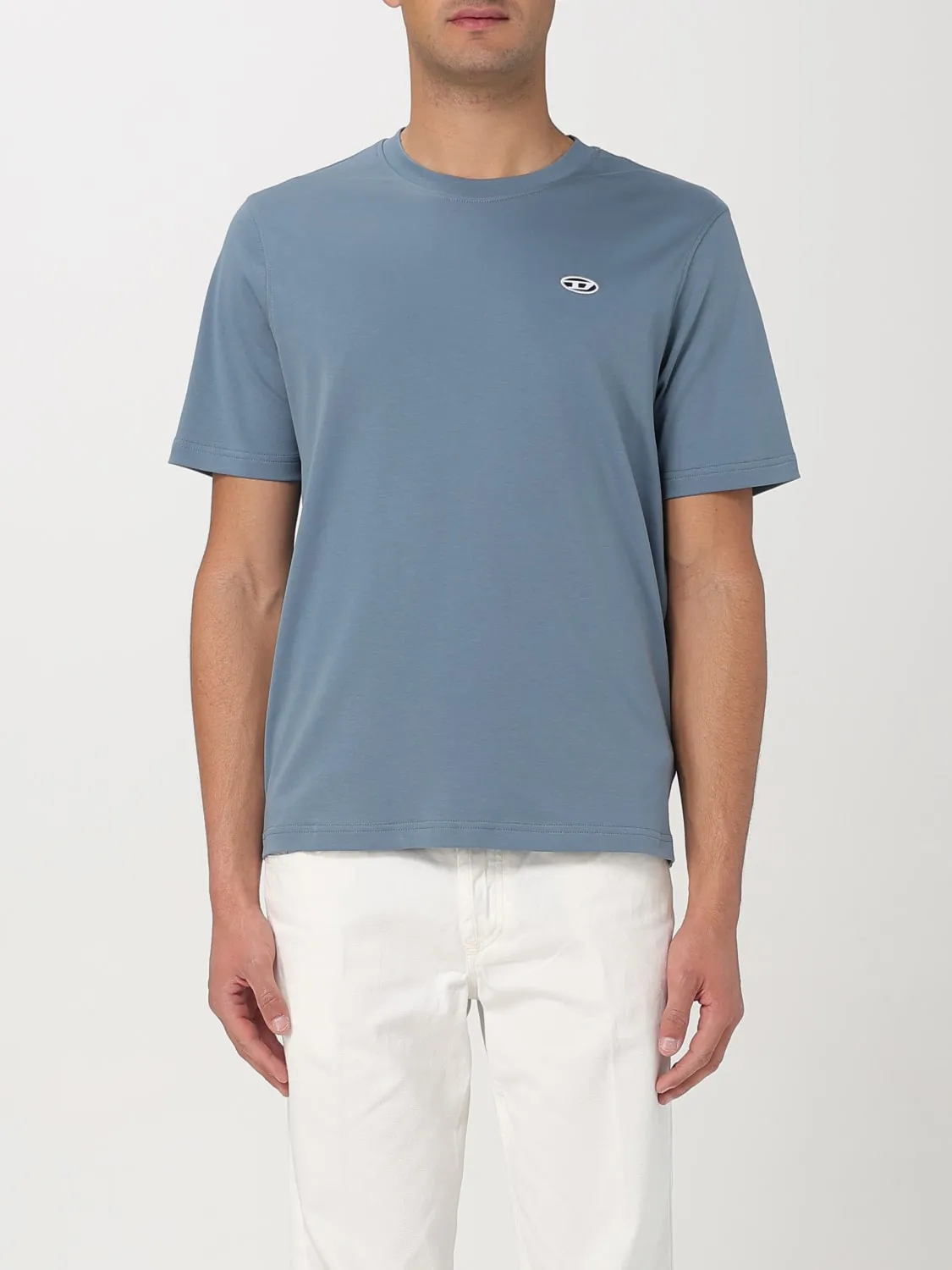 T-shirt basic con mini logo Oval D Diesel