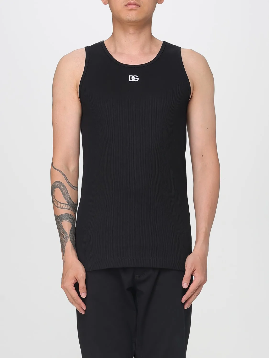 Canotta DG Dolce & Gabbana in cotone stretch