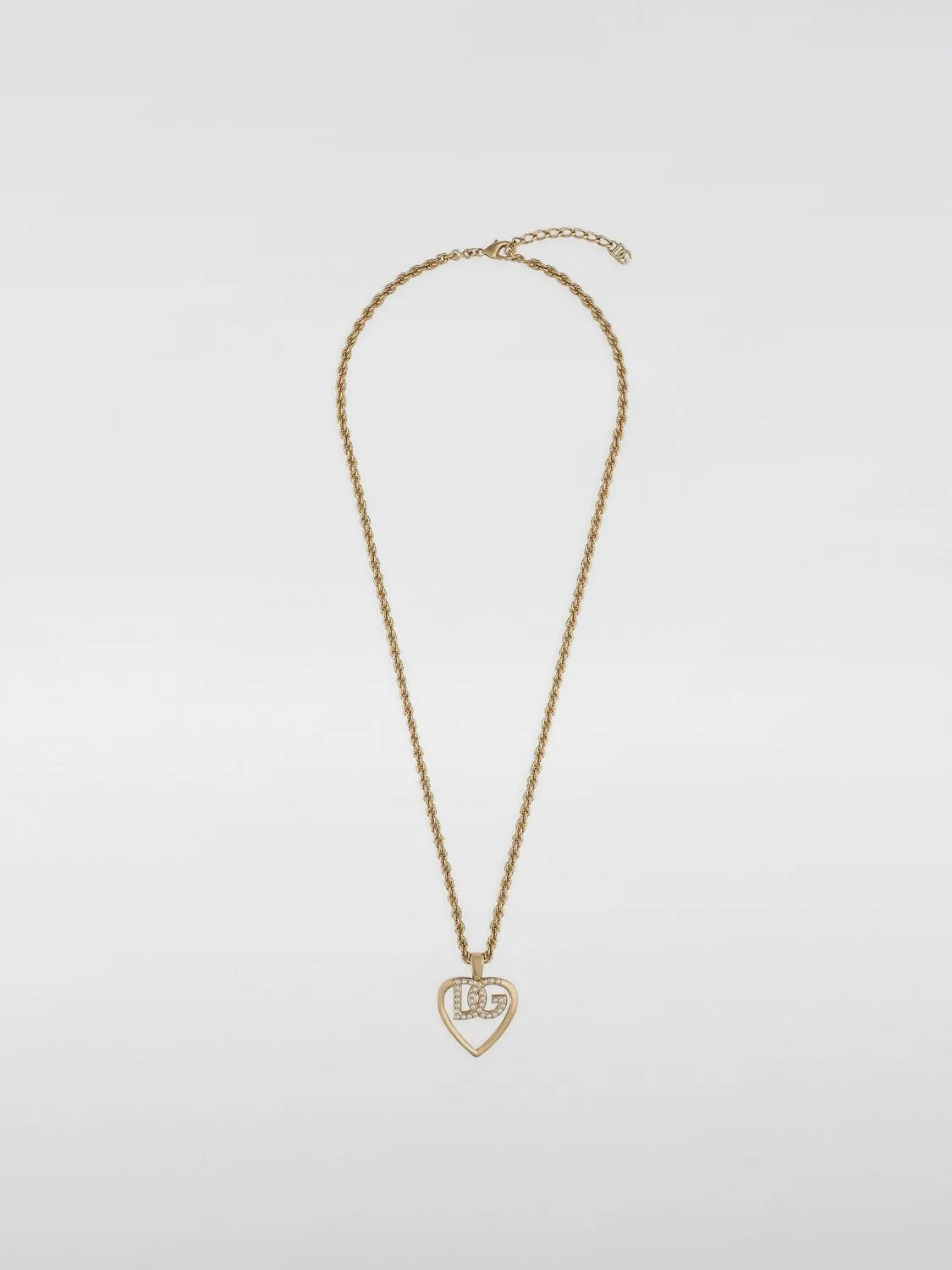 Collana DG Dolce & Gabbana in ottone con strass incastonati