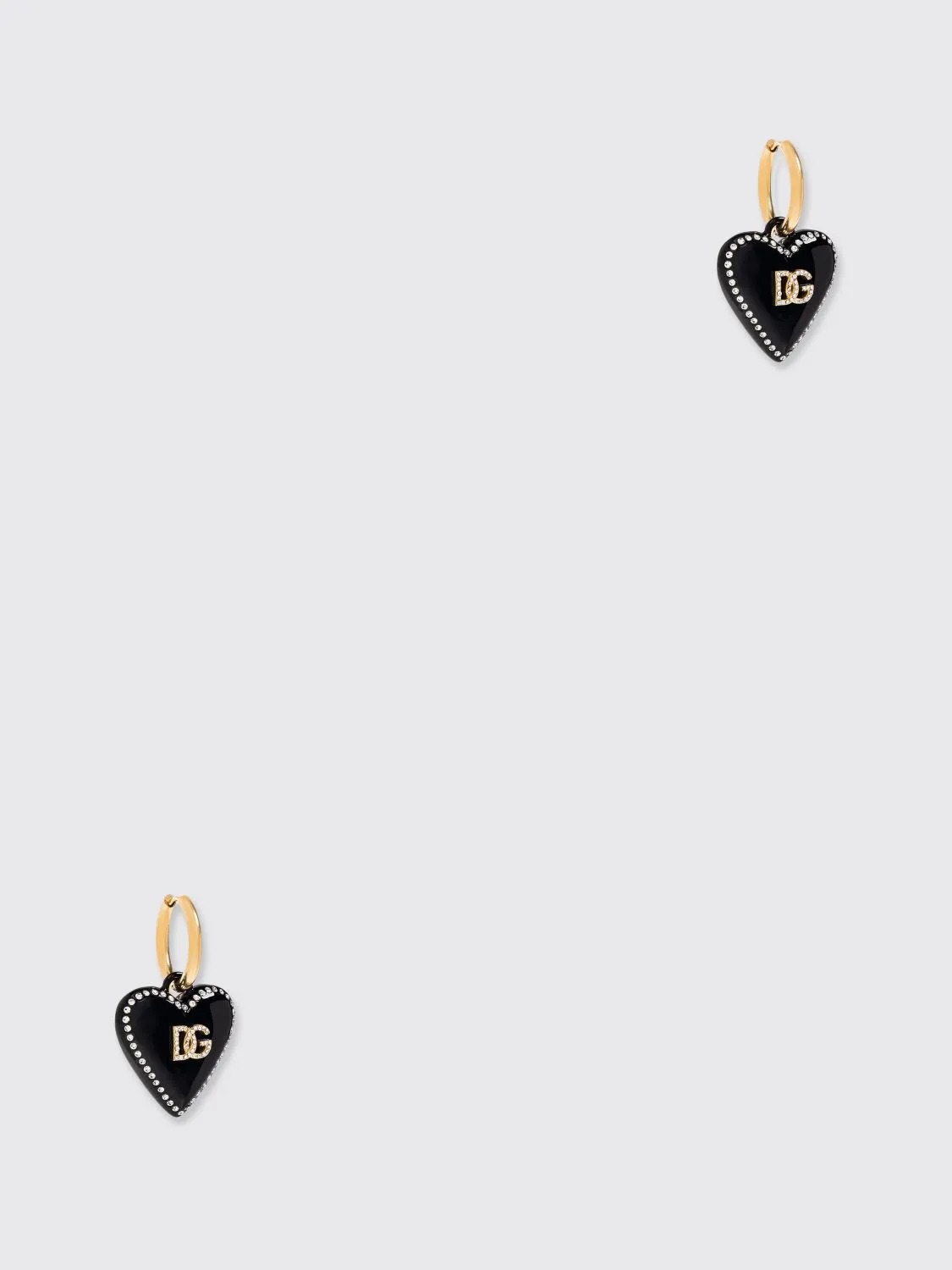 Orecchini DG Dolce & Gabbana in ottone smaltato
