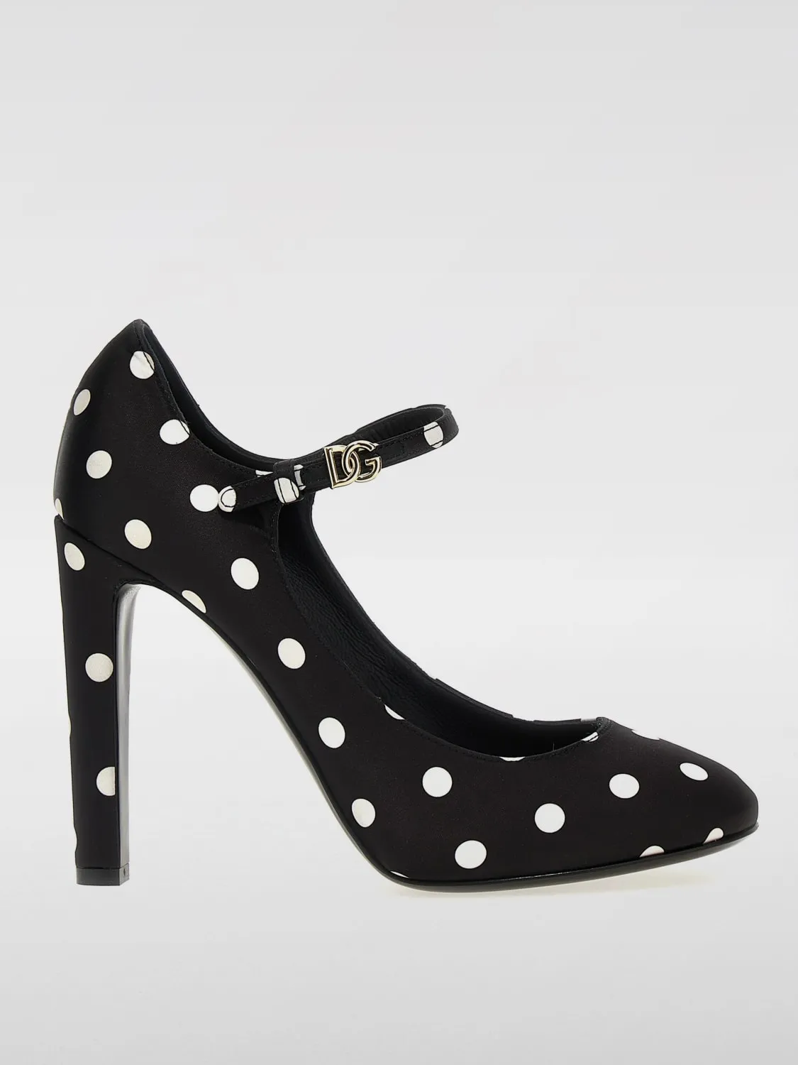 Mary Jane Dolce & Gabbana in raso con motivo a pois