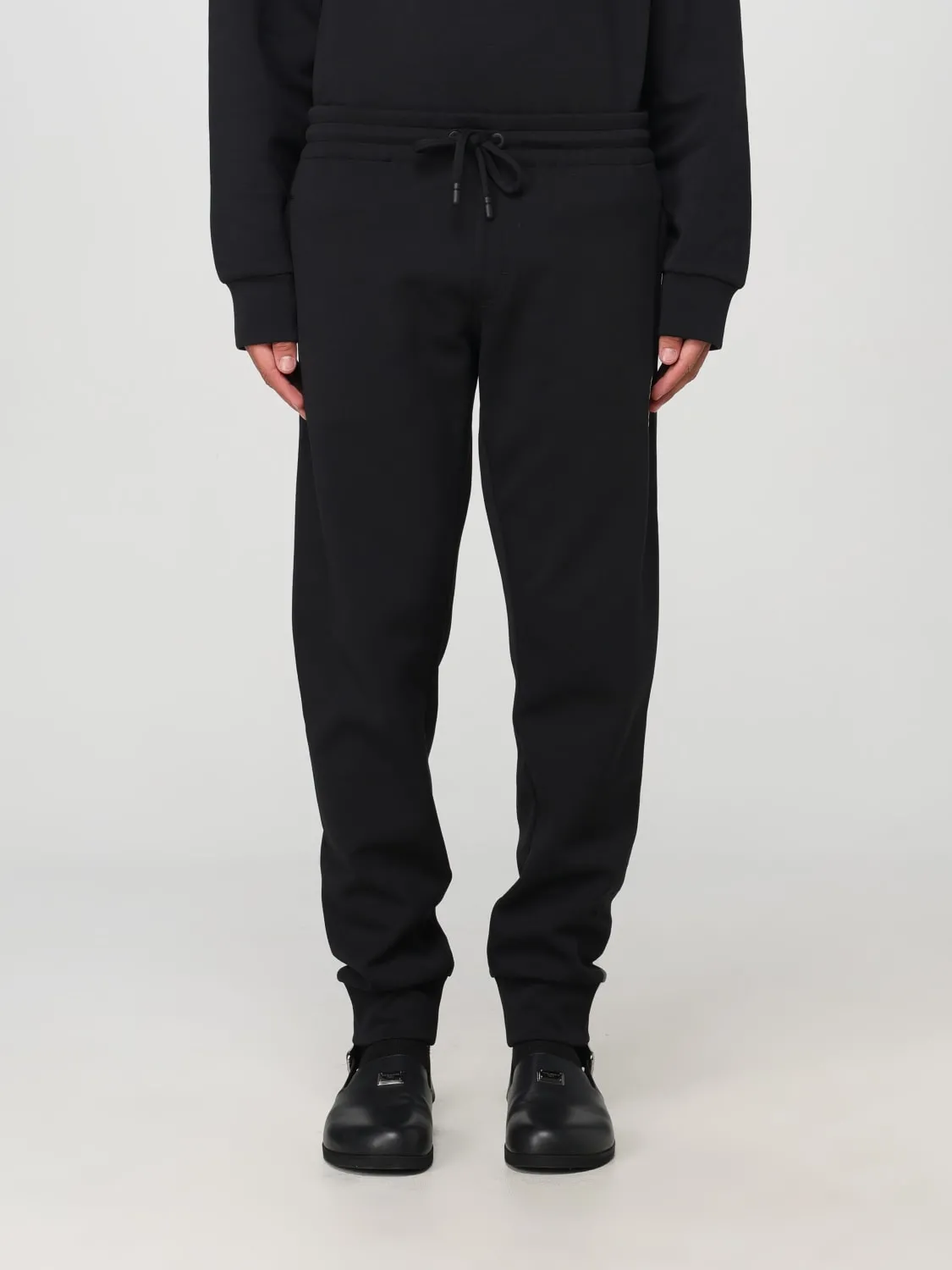 Jogger Dolce & Gabbana in cotone con ricamo