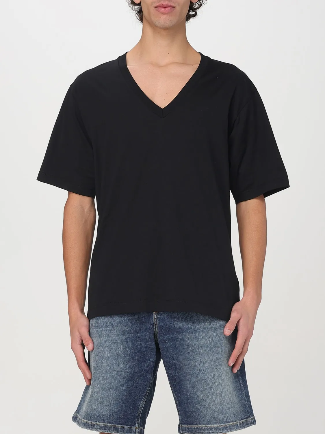 T-shirt in cotone basic Dolce & Gabbana
