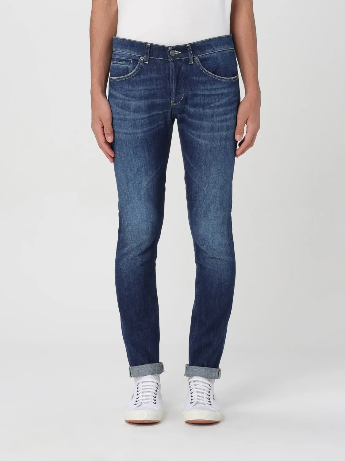Jeans slim fit Dondup a vita bassa