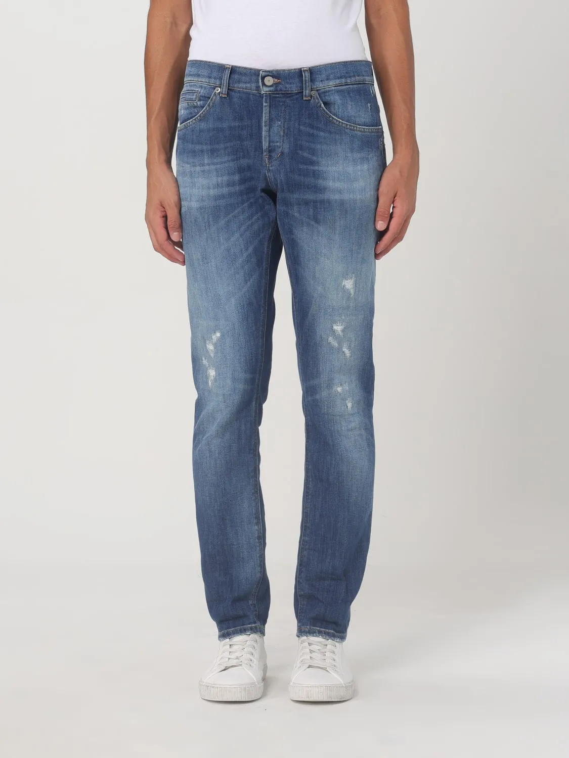 Jeans Dondup in denim di cotone used